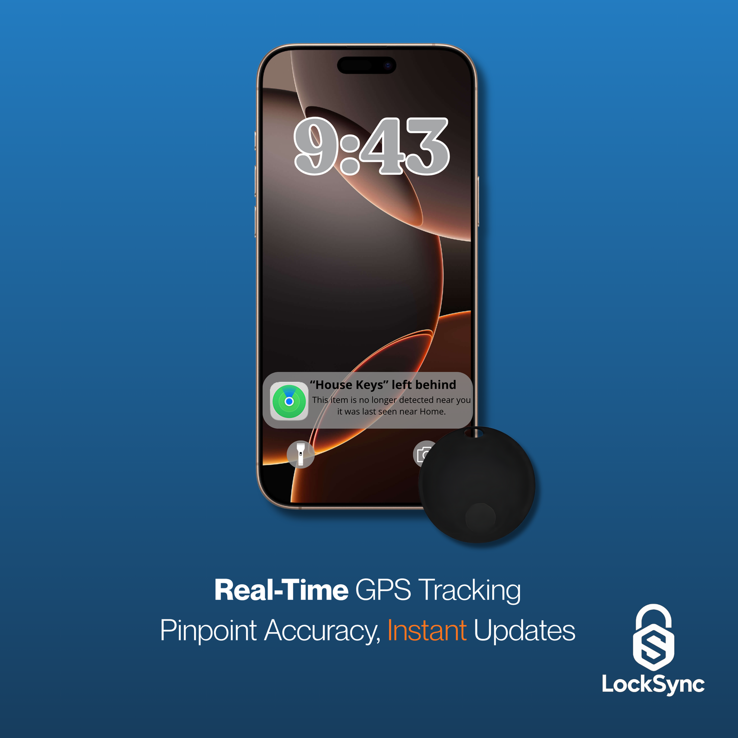 LockSync™ — The Ultimate Finder for Everything That Matters.