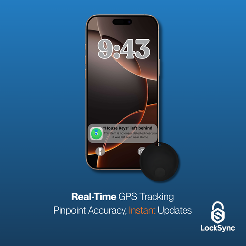 LockSync™ — The Ultimate Finder for Everything That Matters.