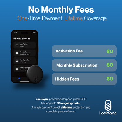 LockSync™ — The Ultimate Finder for Everything That Matters.