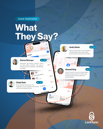 LockSync™ — The Ultimate Finder for Everything That Matters.